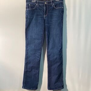 Wrangler Q Baby Women's Boot Cut Jeans in Dark Blue